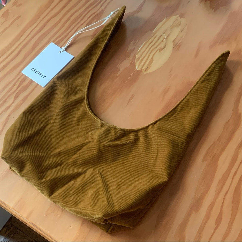 Merit Corduroy Tie Pouch Bag - Picture 2 of 3